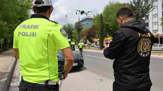 Elazığ yollarında bayram mesaisi havadan başladı