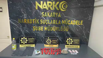 Hendek'te narkotik baskını Binlerce içimlik zehir ele geçirildi