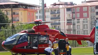Malatya’da 7 aylık bebek için gökyüzünde acil seferberlik