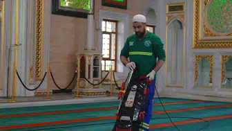 Arnavutköy camileri bayram namazına özel olarak hazırlandı