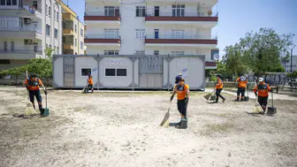 Mersin bayram sonrası kesim noktalarını temizledi