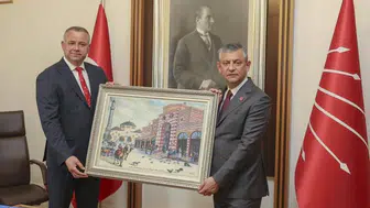 Manisalı muhtarlar Ankara turunda Özgür Özel ile buluştu