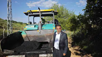 Kahta’da bozuk yol çilesi bitiyor