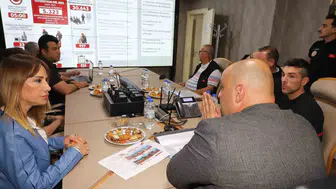 İspanyol itfaiyeciler Mersin'in dijital afet sistemine hayran kaldı