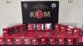 Aydın Efeler'de kaçak telefon operasyonu