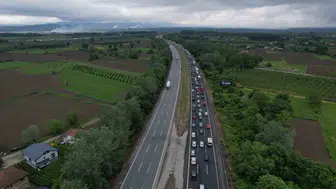Sakarya trafiğinde bayram yoğunluğu başladı