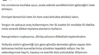 Bayram yolculuğunda hayat kurtaran uyarılar