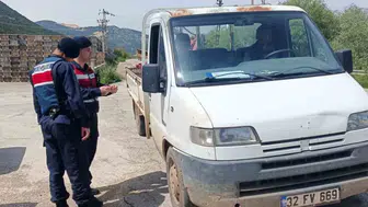 Eğirdir yollarında kurbanlık hayvan denetimi başladı