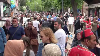 Bursa çarşısında bayram bereketi başladı