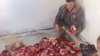 Ardahan Çataldere köyünde bayram sofraları imeceyle kuruluyor