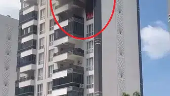 Diyarbakır'da apartman dairesinde korku dolu anlar