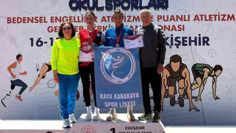 Elazığlı genç atletler Eskişehir pistinde zirveye yerleşti