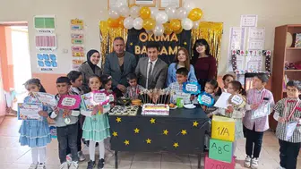 Diyadinli öğrencilerden unutulmaz okuma bayramı