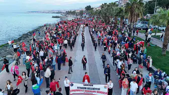 Atakum sokakları 19 Mayıs ruhuyla doldu taştı