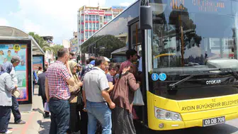 Aydınlılar Kurban Bayramı boyunca otobüslere ücretsiz binecek