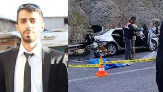Hakkari yolunda gece yarısı kaza 1 ölü 3 yaralı