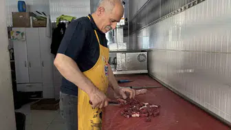 Bingöl kasaplarında bayram mesaisi hız kesmiyor