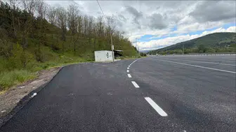 Bozüyük yol kontrol noktasında trafik güvenliği için yenileme yapıldı