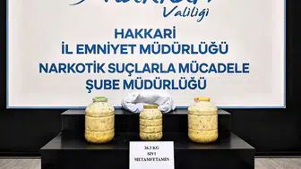 Yüksekova yolcu otobüsünde peynir bidonunda uyuşturucu sevkiyatı yakalandı