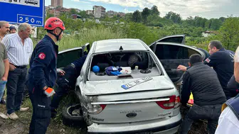 Zonguldak yolunda korkunç kaza 6 kişi yaralandı