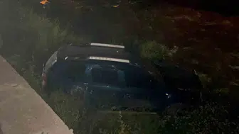 Bursa'da dereye uçan otomobilin sürücüsü kayıplara karıştı