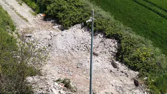 Arnavutköy'de kaçak moloz kâbusu Kameraların altına bile çöp döküyorlar