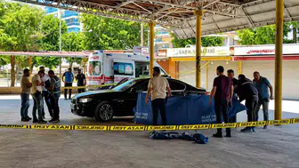 Söke pazar yerinde otomobile silahlı saldırı