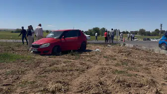 Suruç çevreyolunda kavşak isyanı İki kişi yaralandı