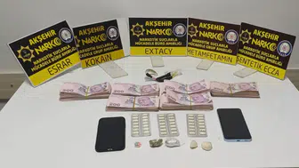 Akşehir sokaklarında narkotik operasyonu