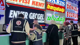 İzmir otogarlarında bilet ve fiyat denetimi mesaisi