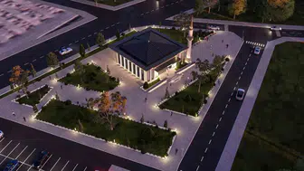 İldem Mezarlığı yanındaki yeni cami yaz sonunda hizmete giriyor