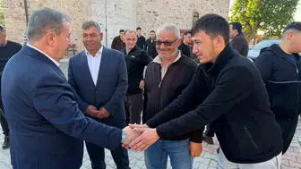 Mustafa Destici bayramı Eskişehir'deki köyünde geçirdi