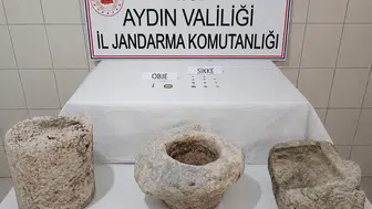 Bozdoğan’da kaçak kazı operasyonu Roma dönemi eserleri ele geçirildi