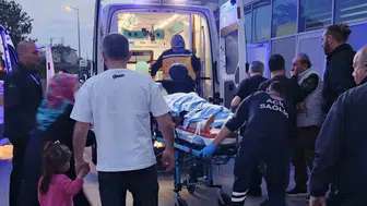 Bafra yolunda kuryeye çarpan sürücü kaçmaya çalışırken yakalandı