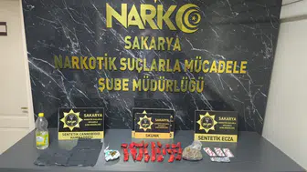 Hendek'te narkotik baskını Binlerce dozluk madde ele geçirildi