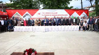 Düzce’de çiftçiye tohum desteği dağıtıldı