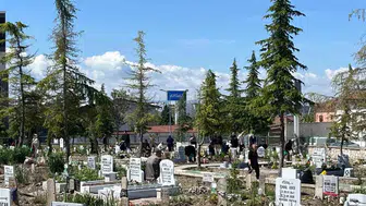 Çorum’da arefe günü mezarlık ziyaretleri yoğunluk oluşturdu