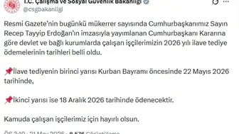 Kamu işçisinin ikramiye takvimi netleşti