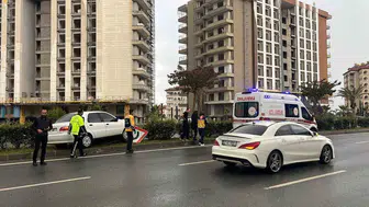 Alanya trafiğinde sabah saatlerinde şaşırtan kaza