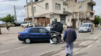 Midyat yolunda trafik kazası bir kişi yaralandı