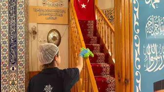 Aydın’da bayram mesaisi camilerde başladı