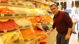 Kayseri mutfağında bayram mesaisi baharatçılarda başladı