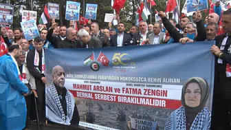 İsrail Büyükelçiliği önünde HAK-İŞ'ten gözaltı protestosu