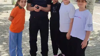 Adıyaman'da minik saksağan için itfaiye seferber oldu