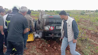 Mardin Ömerli yolunda feci kaza Bir kişi hayatını kaybetti