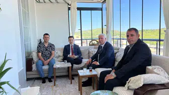 Çermik protokolünden bayramda vefa ziyareti