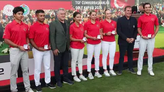 Cumhurbaşkanlığı Golf Kupası ilk şampiyonlarını belirledi