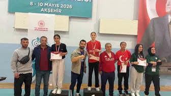 Alaşehirli sporcular Konya’da madalyaları topladı