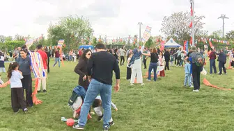 Başkent semaları 19 Mayıs coşkusuyla renklendi