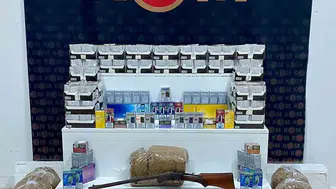 Kars Emniyeti kaçak tütün operasyonunda düğmeye bastı